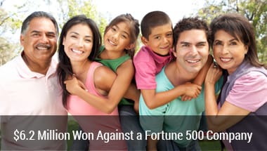 $ 6.2 million won against a fortune 500 company